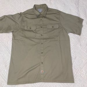 Carhart Tan Vintage Workerman button up